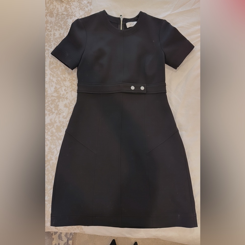 A.L.C. dress, size 4, silver buttons on the front and back zipper.